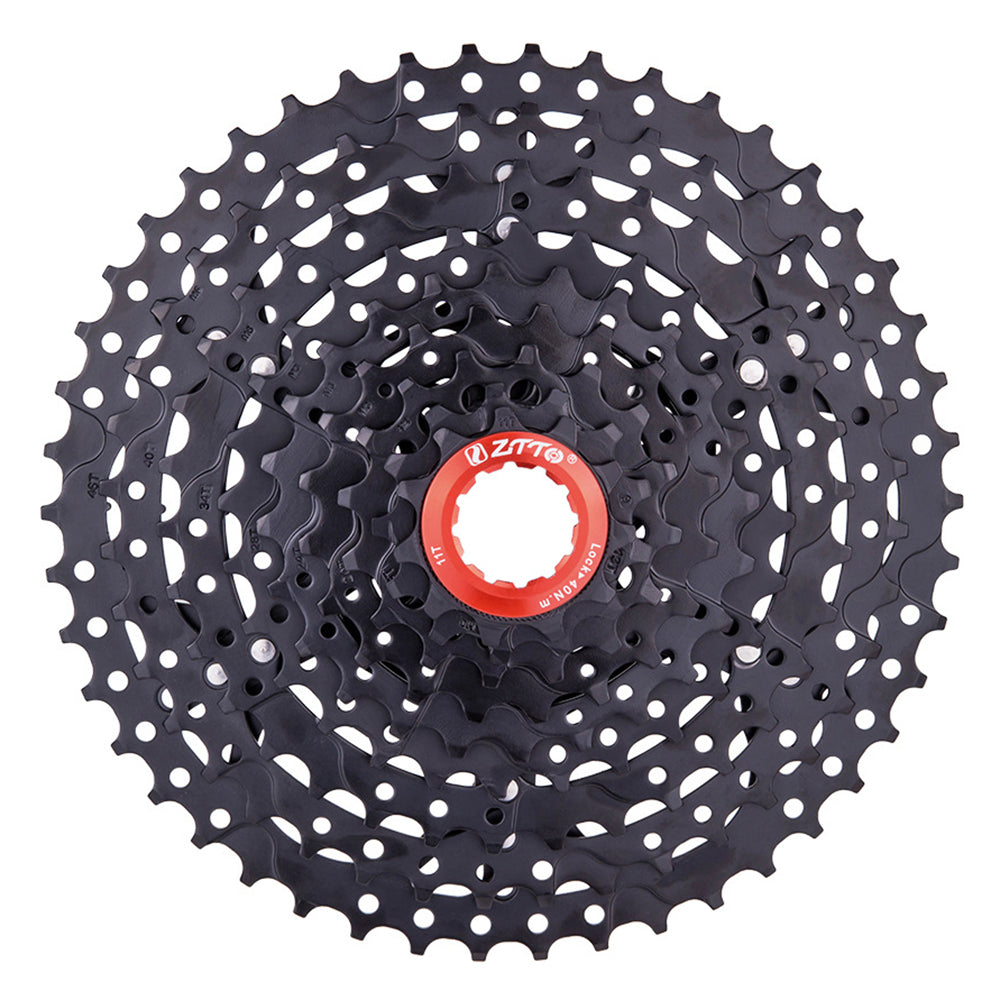 ZTTO 946H 9 Speed 11T-46T Bike Cassette Flywheel MTB Hollow Bicycle Steel Flywheel ZTTO 946H 9 Speed 11T-46T Bike Cassette Flywheel MTB Hollow Bicycle Steel Flywheel